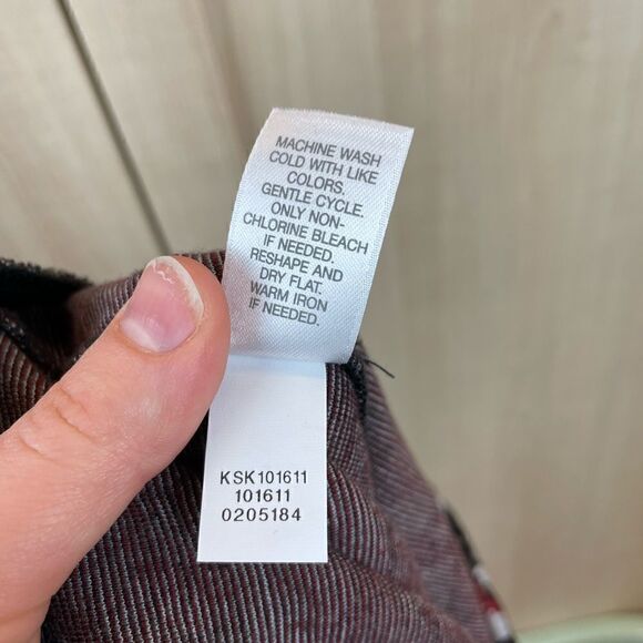 𝅺J. Jill Floral Wrap Skirt in Brown, size S - NWT - Picture 7 of 13